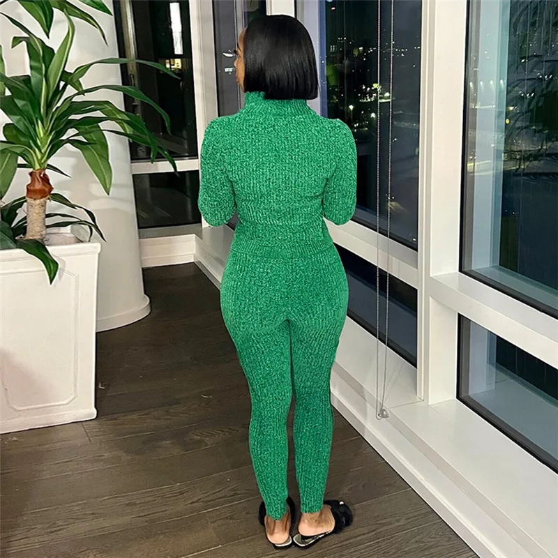 Трикотажная водолазка в рубчик комплект из 2 предметов свитер на осень и зиму