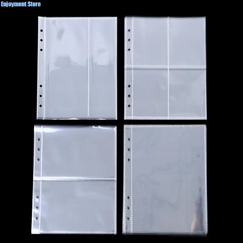 

10pcs/SET Game Cards Book Sleeve Holder Binders Albums Standard Transparent Plastic Photo Album Binder Refill Sleeves