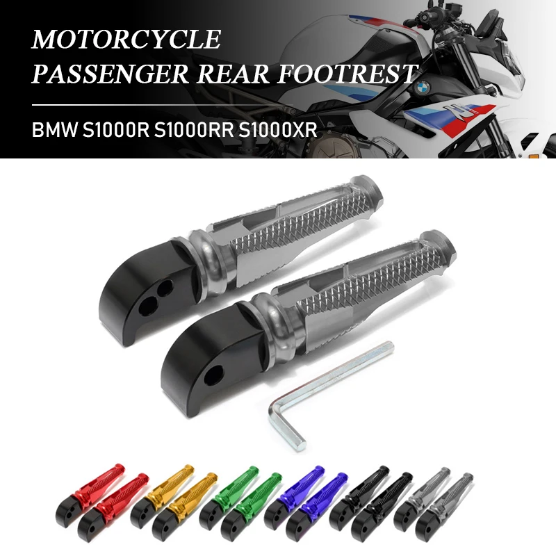 

Мотоциклетные пассажирские Задние подножки с ЧПУ, подножки, подножки, педали для BMW S1000R S1000RR S1000XR