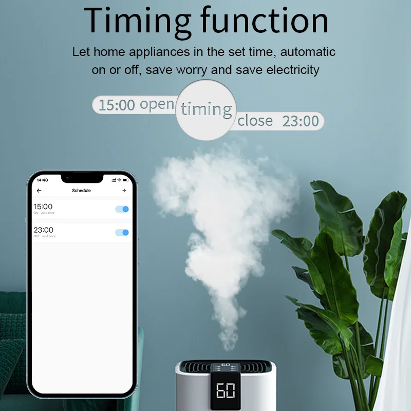 Фото Умный переключатель eWeLink Wi-Fi 16A Mini Smart Switch Управление через приложение Таймер-переключатель Поддержка нескольких голосовых управлений с Alexa Google №4