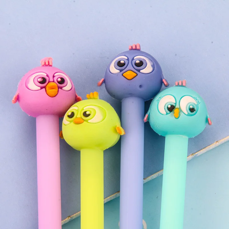 

B5 creative stationery cute bird creative pen pen candy color pen water 0.5mm black