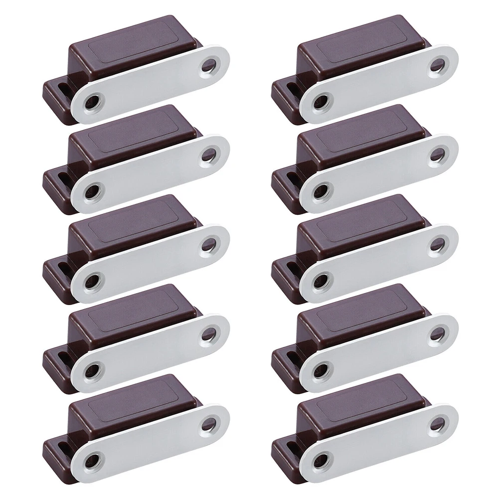 

10pcs Magnetic Cabinet Catches Magnet Furniture Door Stops Wardrobe Door Closer For Closet Cupboard Furniture Hardware