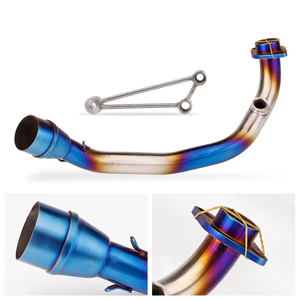 Трубка глушителя выхлопной трубы мотоцикла переходная трубка средней секции для