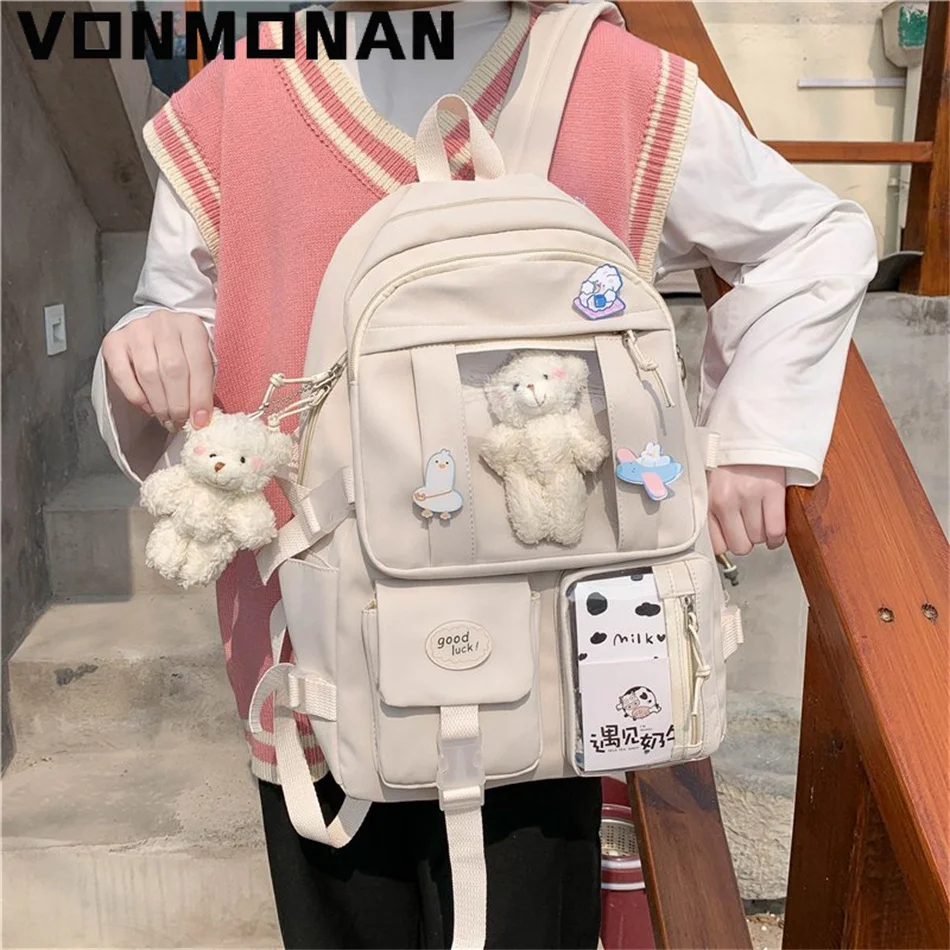 

Kawaii Women Backpack Rucksack School Bookbag for Teen Girl Japanese Style New Back Packs Women Harajuku Cute Mochilas Sac A Dos