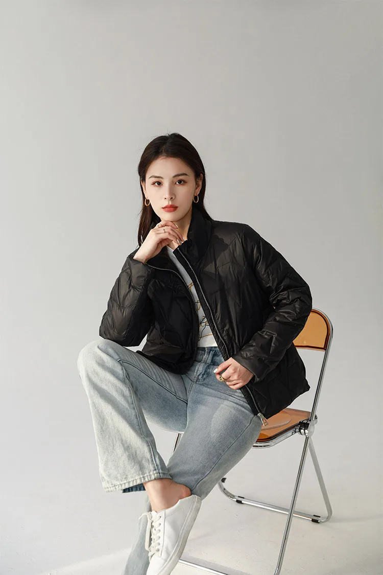 GOPLUS Down Jacket Women Stand Collar White Duck Down Winter Clothes Women 2022 Fashion Coats Clothing ropa de invierno mujer