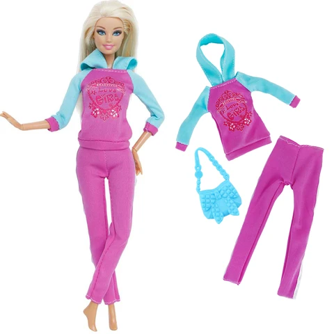 1 кукольная одежда, модное платье, повседневная одежда, юбка, платье, блузка, брюки, Одежда для куклы Барби, аксессуары, милая девочка, детские игрушки