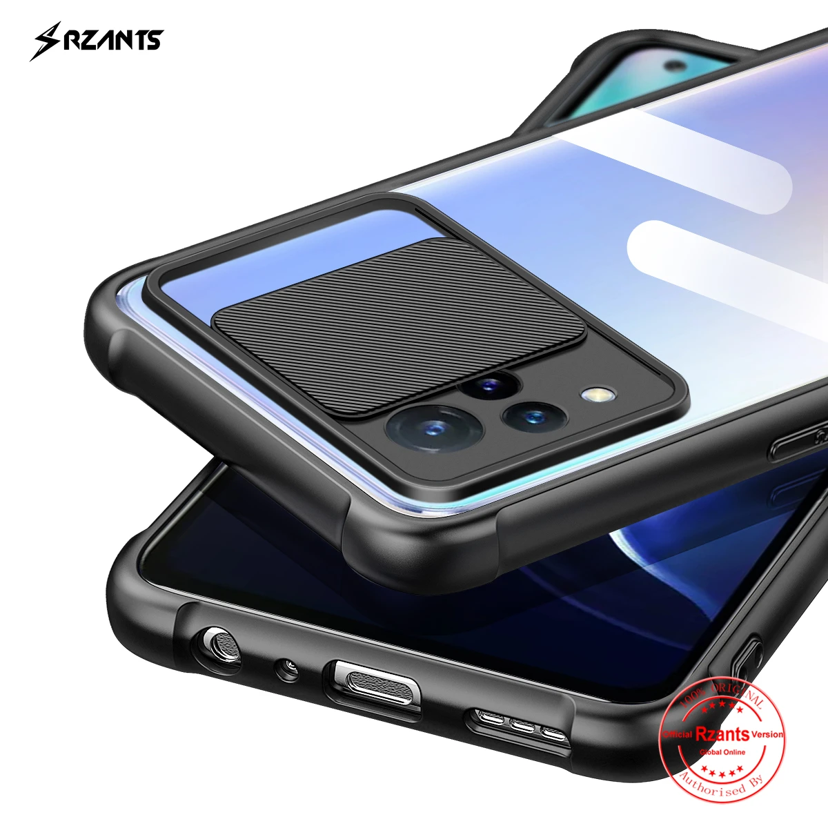 

Rzants For VIVO V21 V20 V21E V23 Pro Case [Lens Protection] Camera Protect Slim Transparent Cover