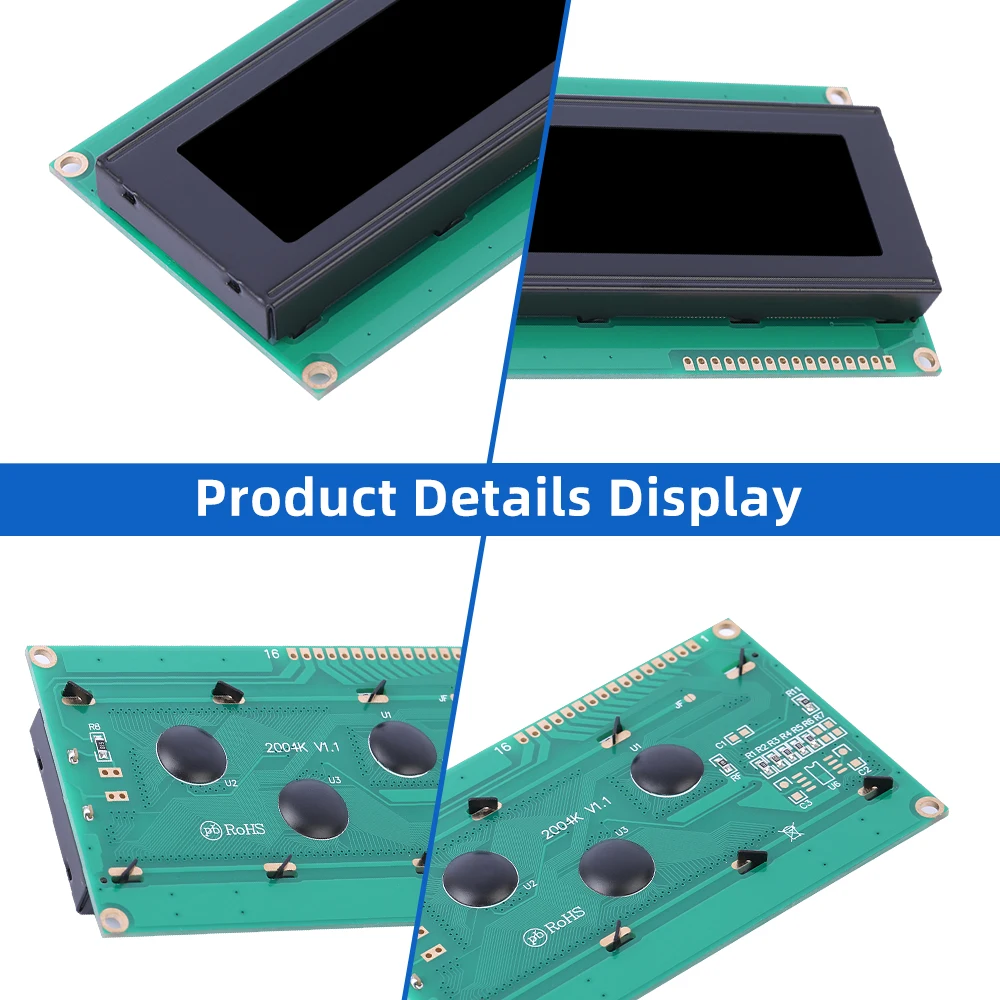 Русский BTN черный пленочный синий 2004K жидкокристаллический дисплей 4*20 4X20 ST7066U