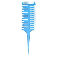 big tooth comb hair dyeing tool highlighting comb brush salon pro fish bone design comb hair dyeing sectioning free shipping