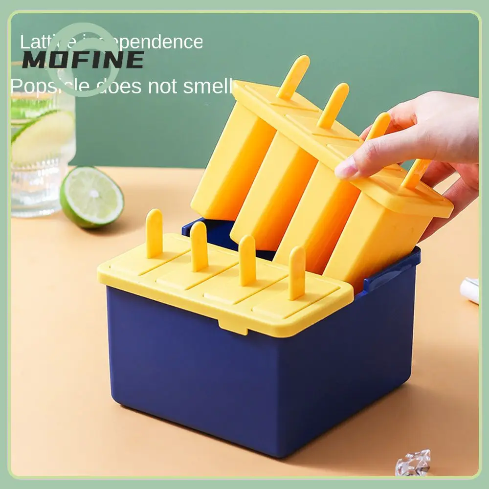 

Independent Division Homemade Dessert Freezer Without Peculiar Smell Anti-drip Handle Fruit Juice Ice Maker Food-grade