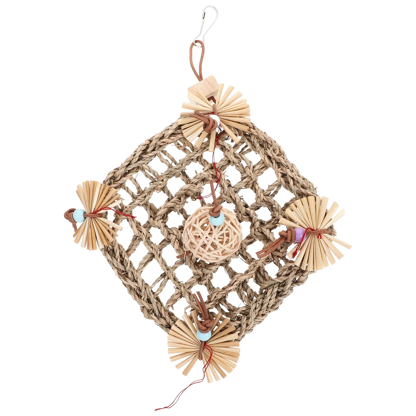 

Suspending Parrot Toy Parakeet Toys Natural Bird Cockatiel Bite-resistant Hanging
