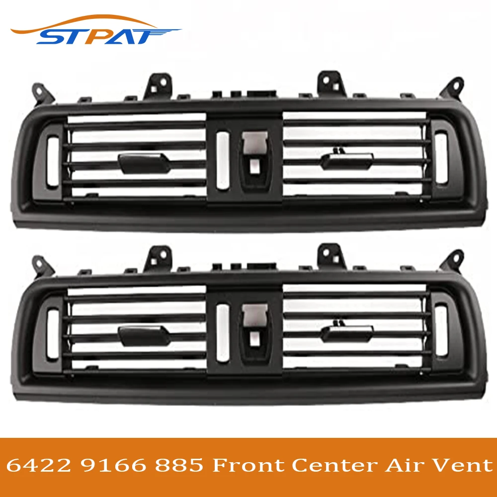 

STPAT Front Console Central Air Conditioner AC Vent Grille For BMW 5 Series F10 F11 520 523 525 528 530 535 550 2010-2016