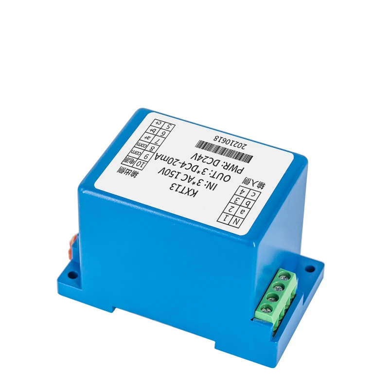 3P3W преобразователь переменного тока 0-100 В 0-220 0-380 0-465 до 4-20 мА 0-10 0-5 3-фазный