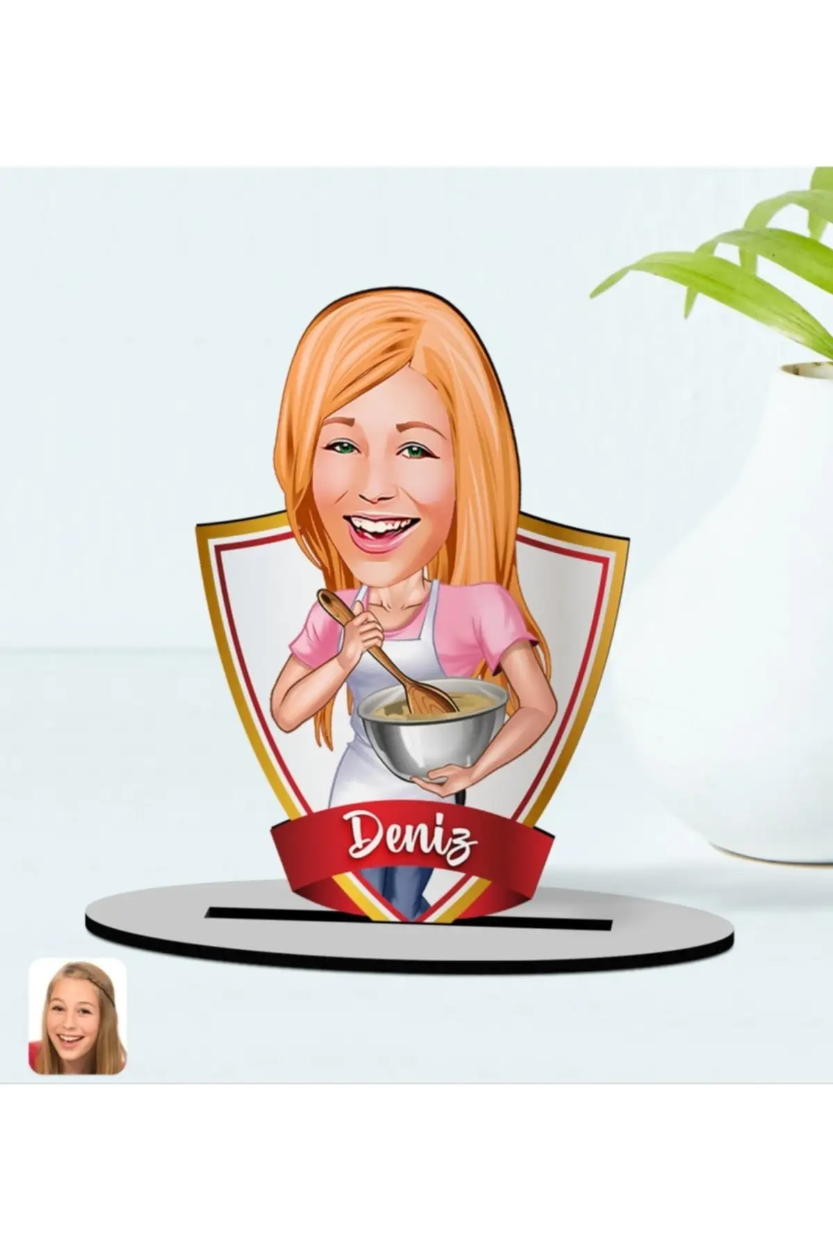 

Personalized Female Teacher eature Wooden Stand 3d trinkets-3