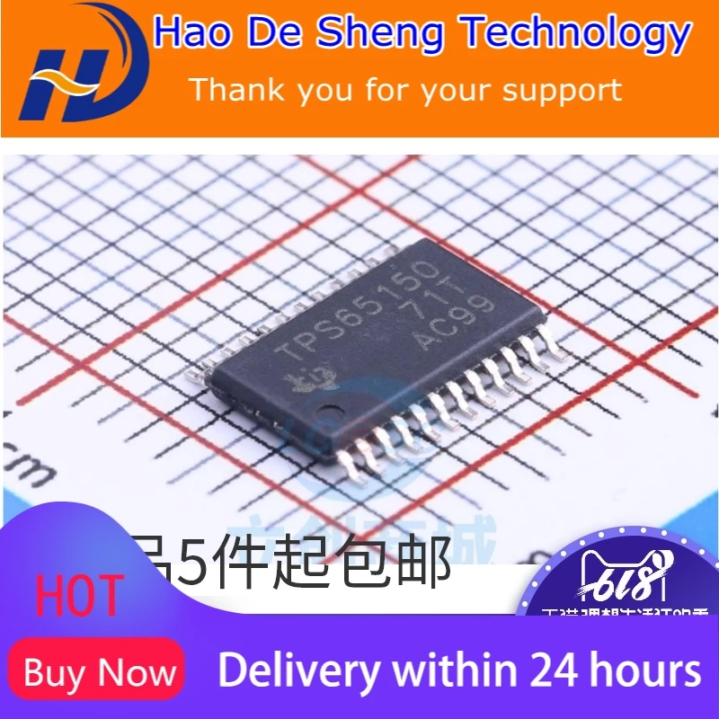 

10 шт./лот TPS65150PWPR HTSSOP-24 TPS65150 LCD IC новая Оригинальная фотография