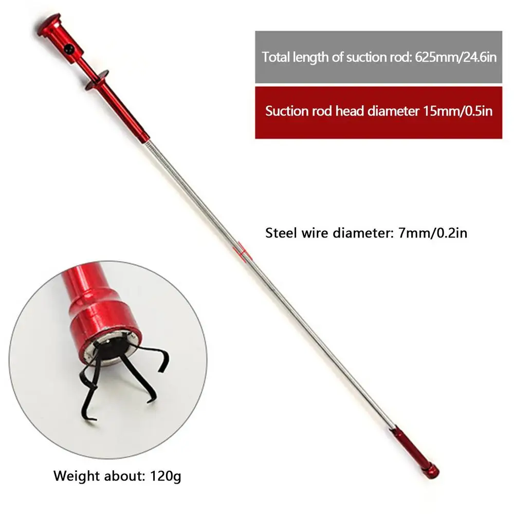 

Новый складной сильный магнитный пикап, металлический гибкий инструмент для захвата, присоска, магнитная пружинная ручка, захват, портативные ручные инструменты