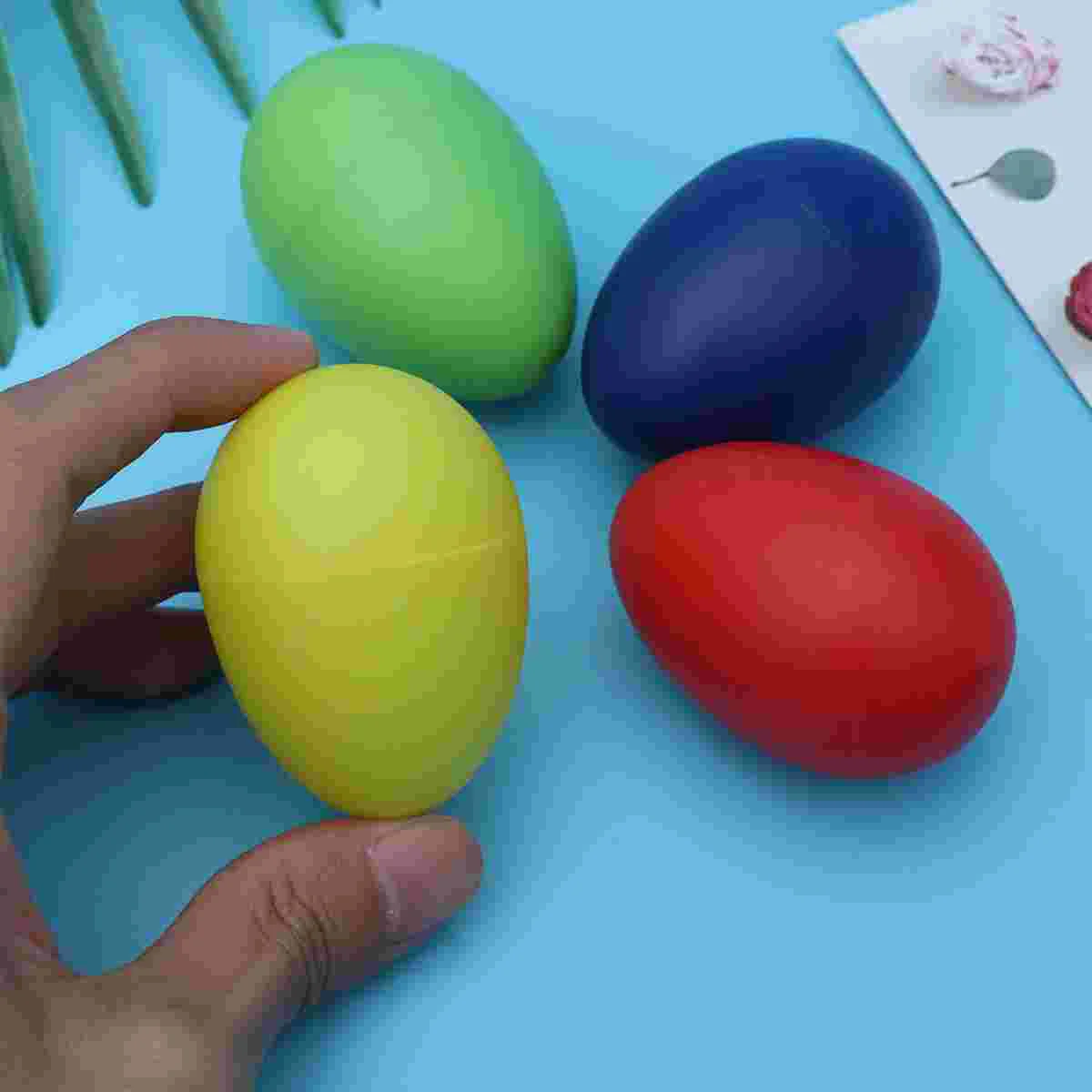 

12pcs Funny Plastic Percussion Musical Egg Maracas Egg Shakers Child Kids Toys (Random Color)