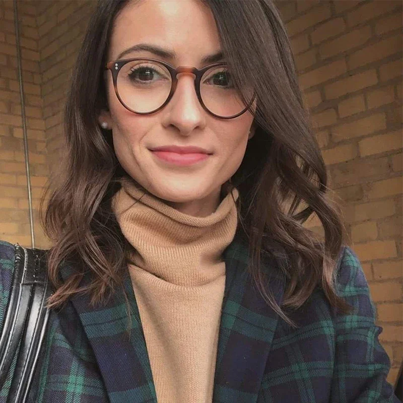 Очки Sir O Malley круглые очки женские винтажные ацетатные оправы небольшого размера