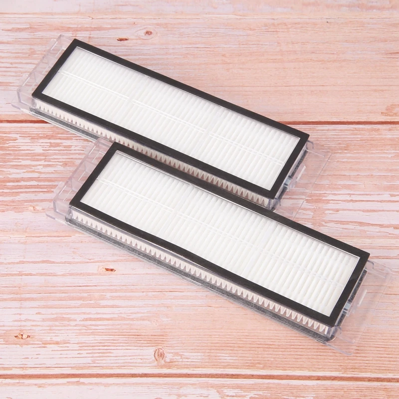 2 Pcs Hepa Filter Sweeping Machine Accessories For Xiaomi Roborock Vacuum Cleaner Smart Cleaning Robot Replacement Kit H