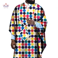 2022 new year african top for men robe long sleeve loose tops agbada clothes boubou africain homme traditional robes wyn1505