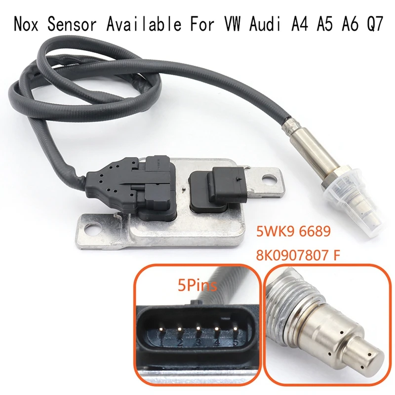 Датчик 8K0907807F 5WK96689 Nox для VW A4 A5 A6 Q7 датчик оксида азота NOX запасные части Аксессуары