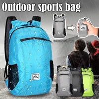 1pcs outdoor foldable waterproof backpack ultralight unisex shoulder straps folding trekking cycling climbing bag