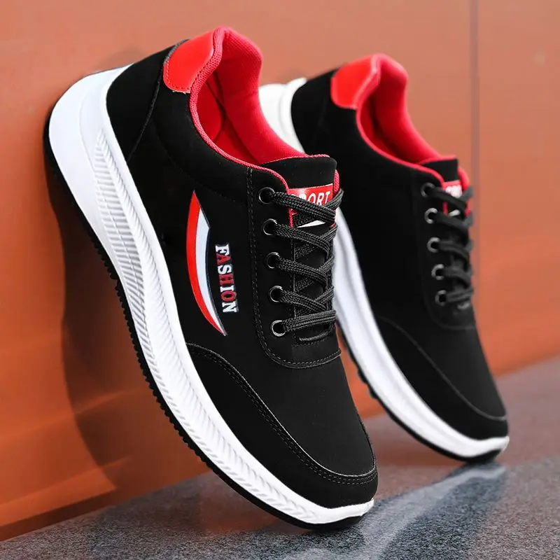 

Platform sneakers Men Vulcanized Sneakers Casual shoes Boys wedges sneakers men wear-resistant non slip Men sneaker trend 2023