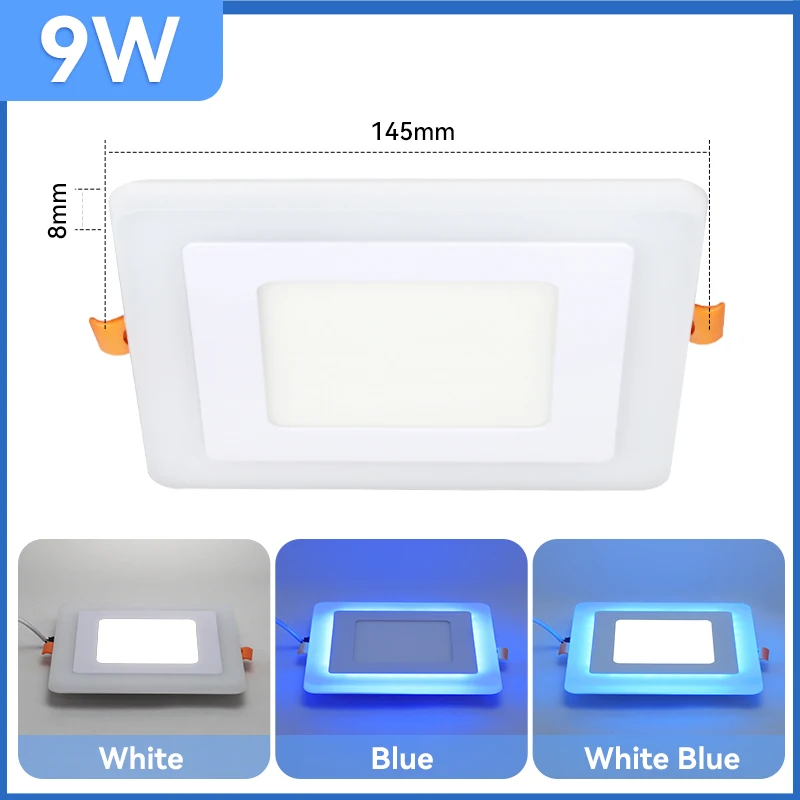 

Потолочный светильник CHENBEN LED 6/9Вт белое и синее освещение