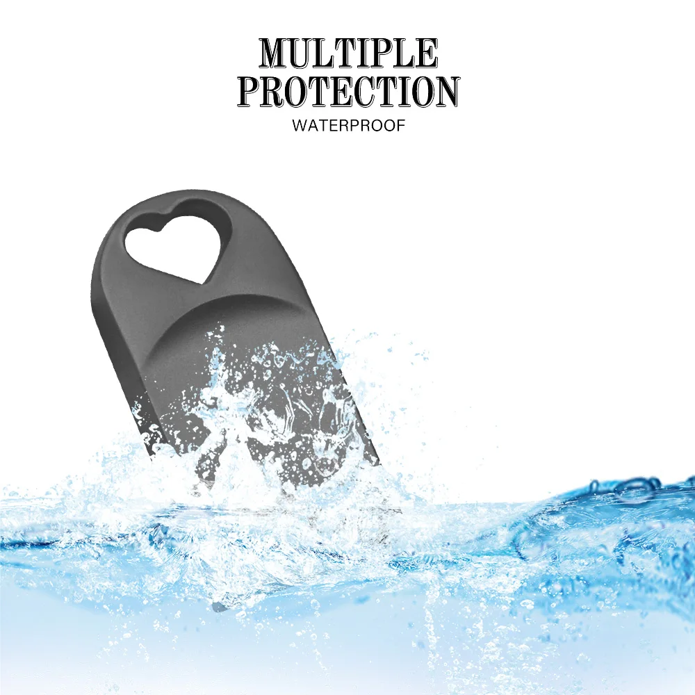 Фото USB 2.0 Металлическая шахтная форма Love Heart Высокоскоростной флэш-накопитель Pendrive 64 ГБ 32 ГБ 16 ГБ 8 ГБ 4 ГБ cle USB menory stick подарок №3