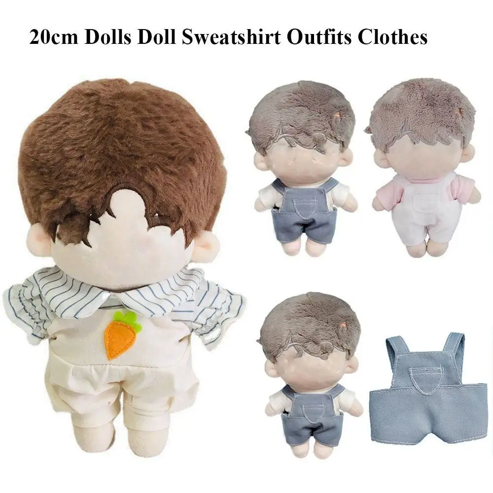 

Sweatshirt Outfits For 20cm Dolls Handmade T-shirt For 1/12BJD Dolls Doll Overalls Clothes Dolls Suit Clothes Accessories