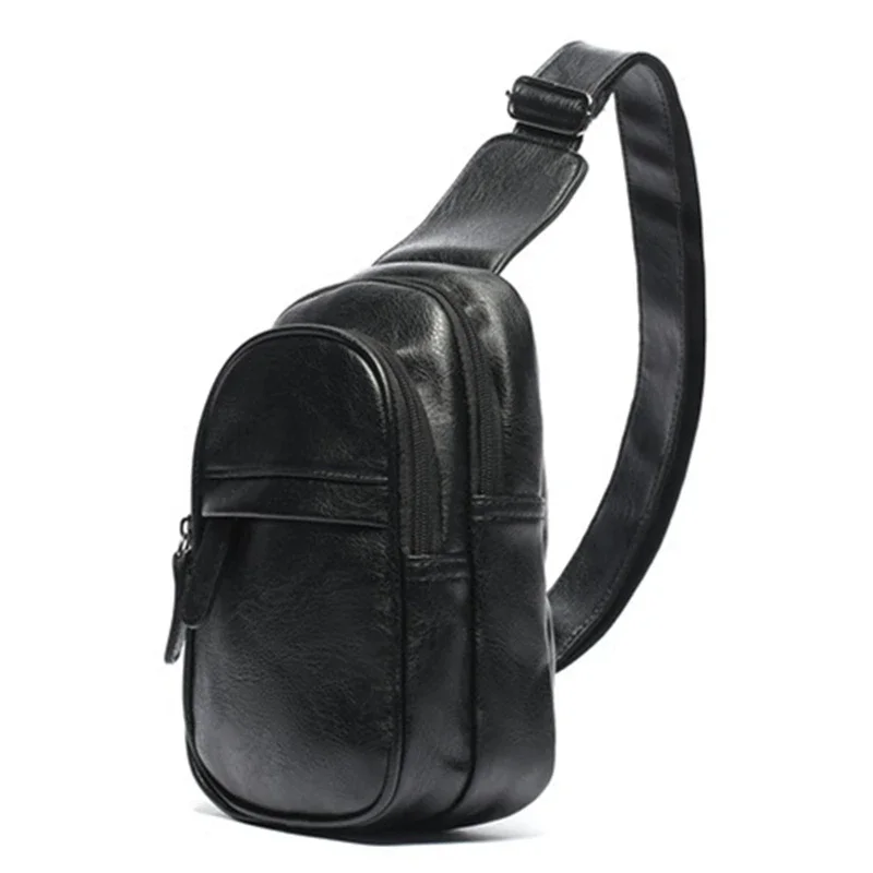 Новые простые мужские нагрудные сумки маленькие на плечо уличные через