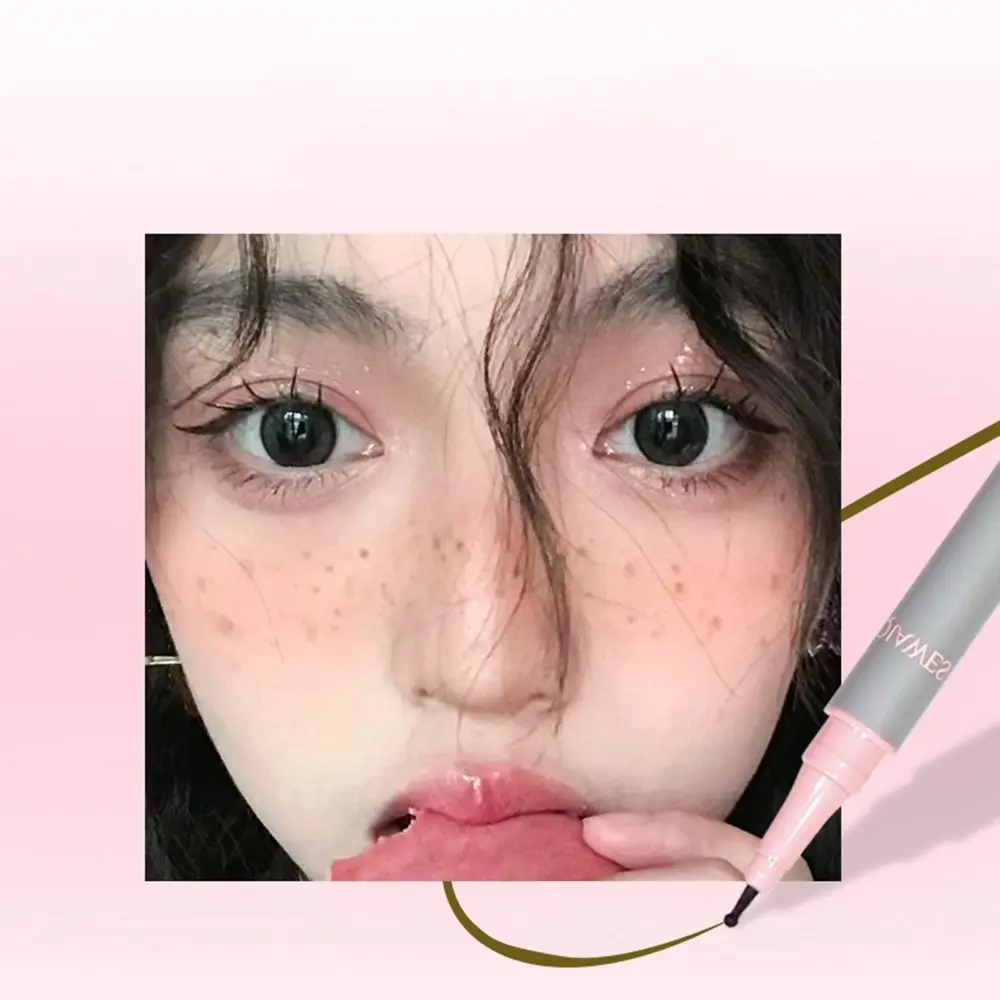Ручка с искусственными веснушками для лица водонепроницаемая устойчивая к поту