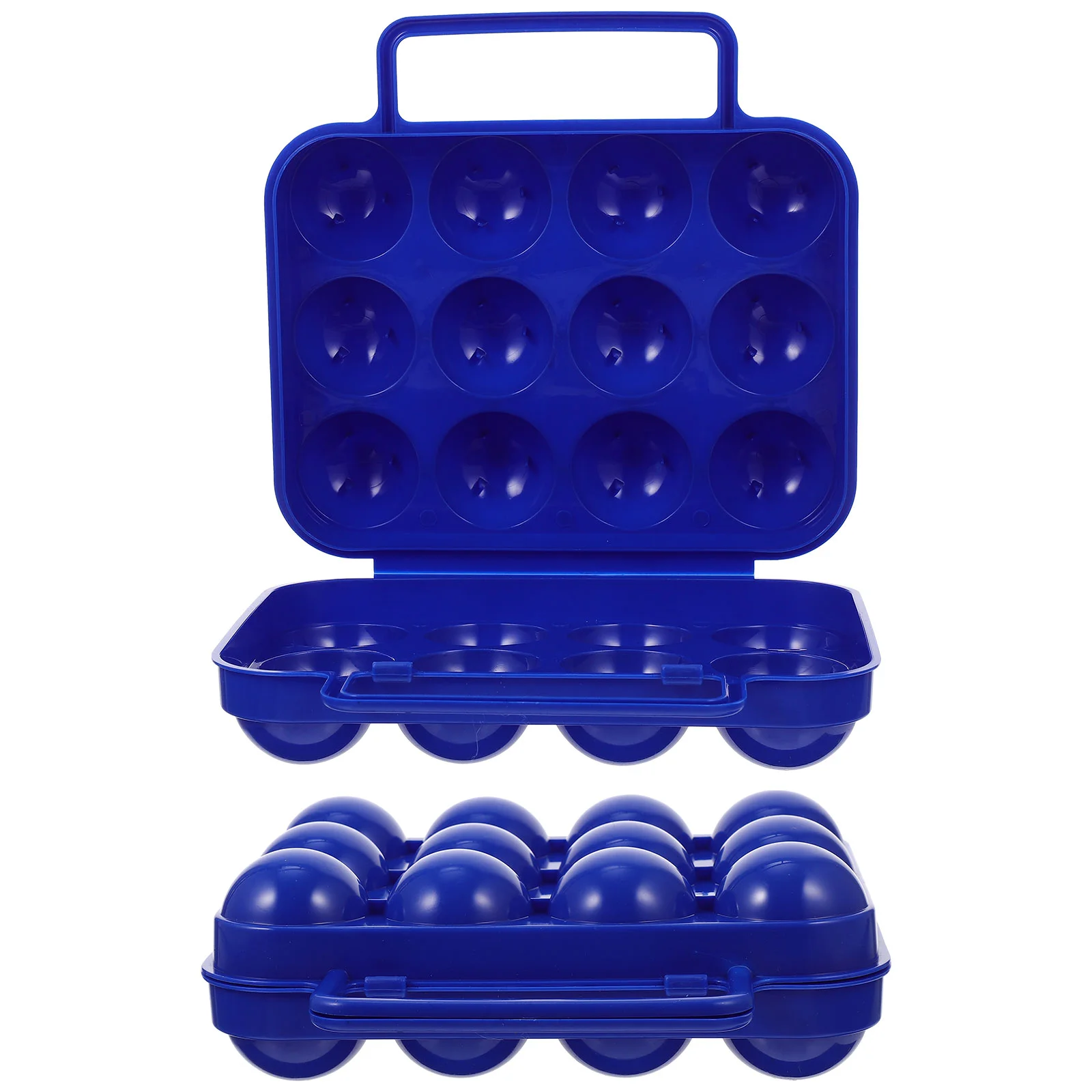 

Egg Container Holder Storage Box Portable Carrier Fridge Dispenser Cartons Handle Trayorganizer Travelplastic Flats Crate