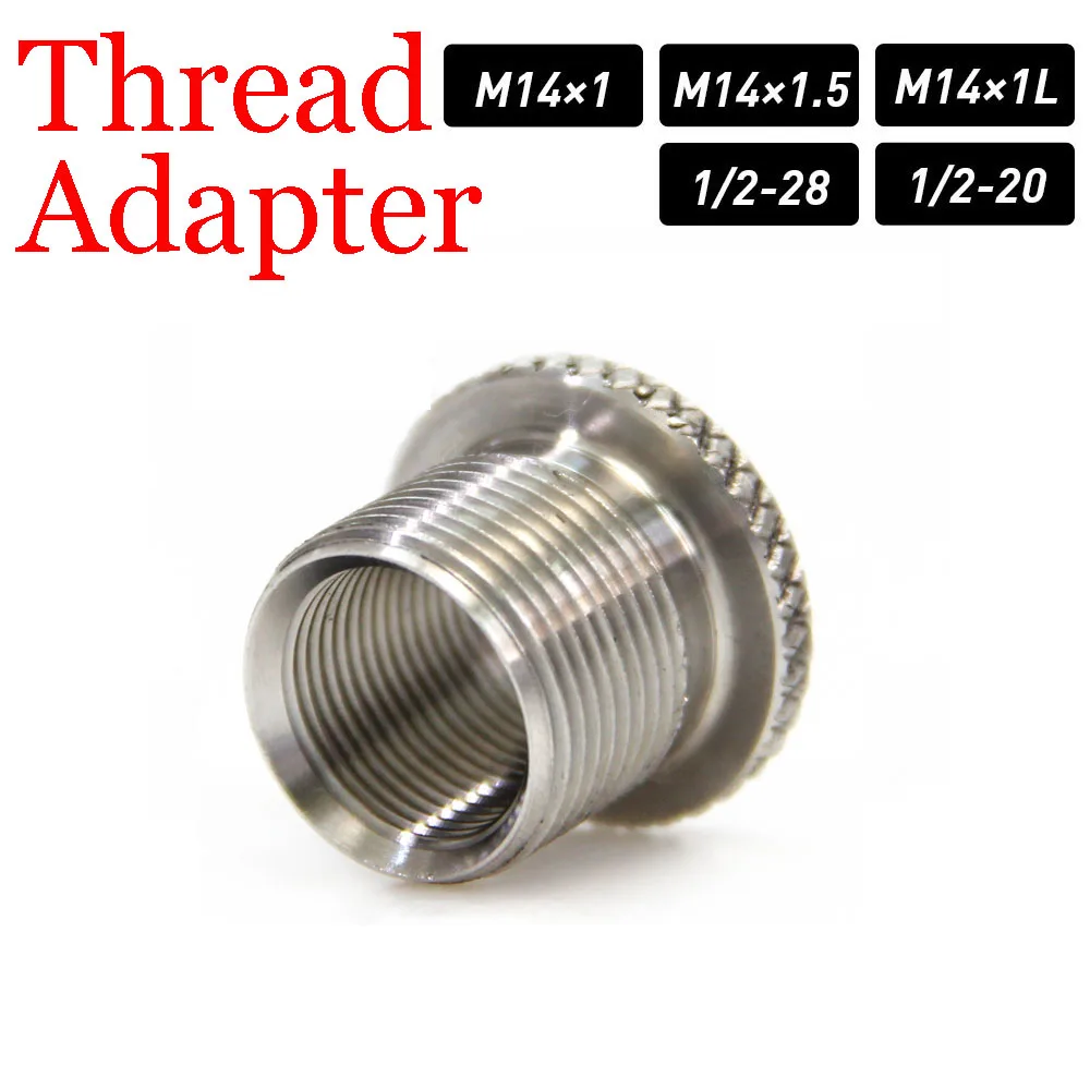 

Stainless Steel Thread Adapter 1/2-28 To 5/8-24 M14*1 M14*1.5 SS Screw Converter Adapter for Napa 4003 Wix 24003 1/2-20 M14x1L