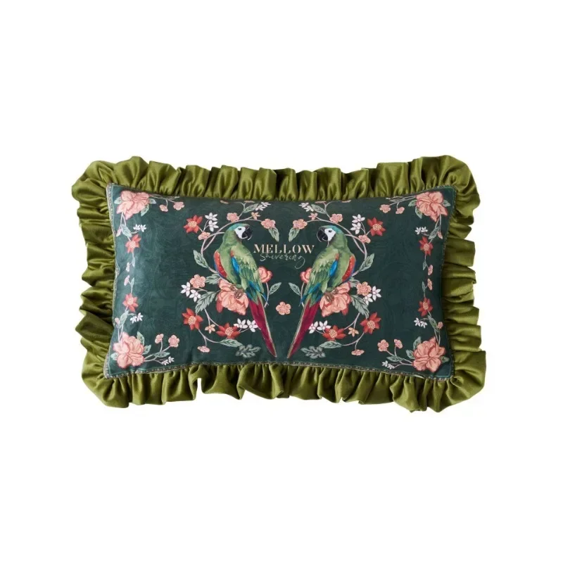 

Чехол для подушки Perilune с принтом попугая