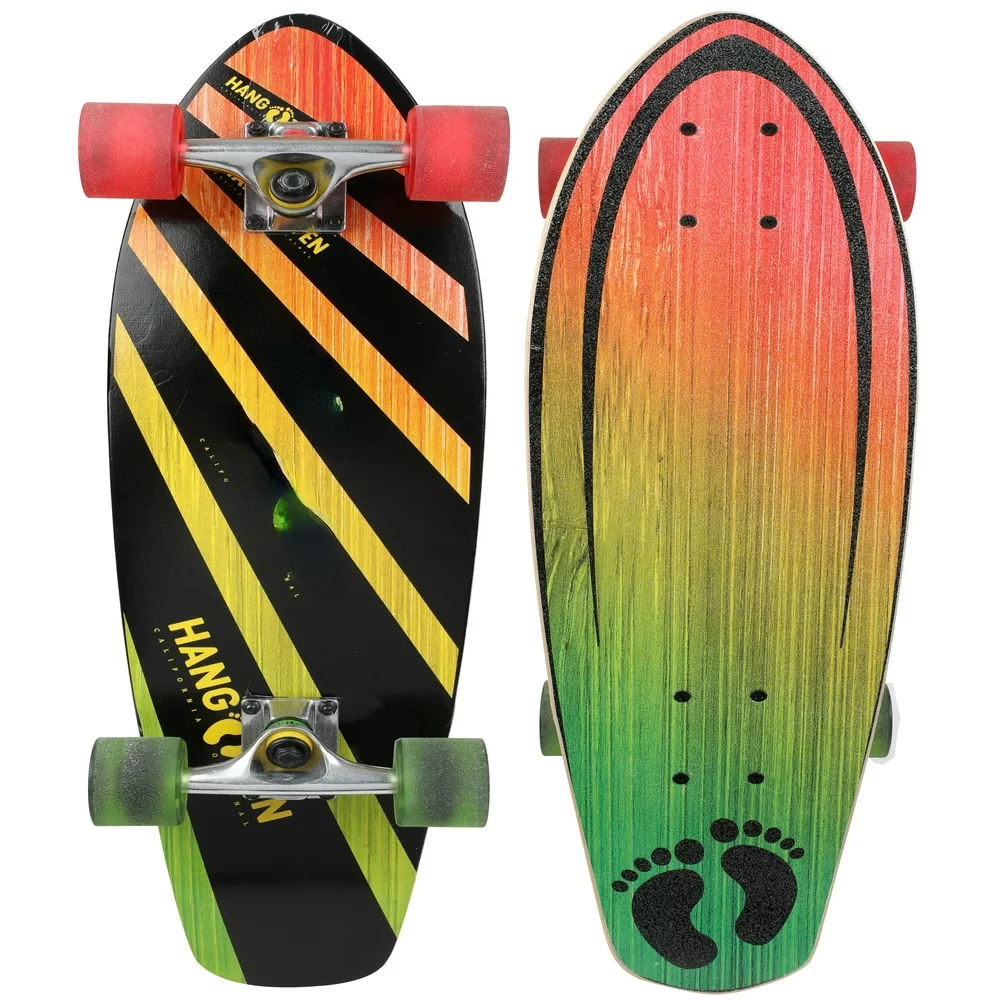 

Inch Rasta Complete Cruiser Skateboard, For , Ages 5+ Longboard bag Grip tape Grip tape skateboard Skate tool Longboard wheels R
