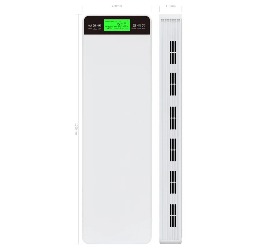 

Ultraviolet Lamp Air Purification for Dust English room kitchen air fresher cold plasma air purifier and humidifier hot selling