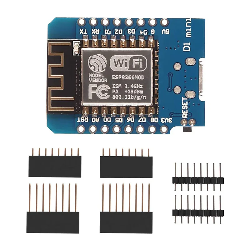 WeMos D1 Mini Pro V3.0.0 Bytes Lua WIFI Интернет вещей макетная плата на основе ESP8266 CH340G Nodemcu V2 4 Мб/16
