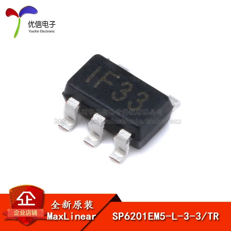 

Original and genuine SP6201EM5-L-3-3/TR SOT-23-5 LDO chip for low dropout linear voltage stabilization