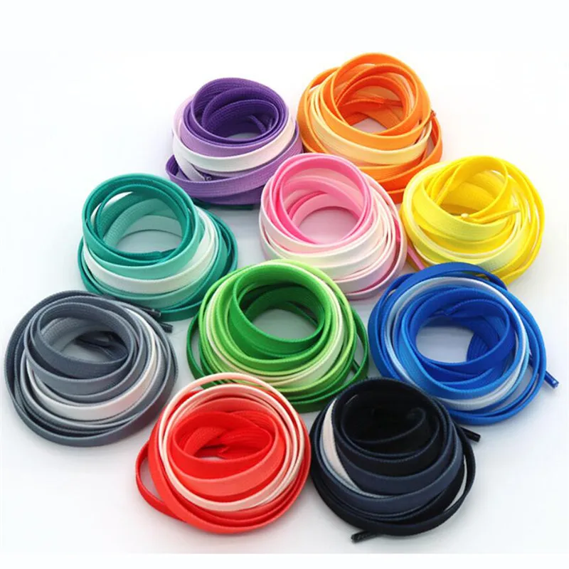 

Модные градиентные шнурки, повседневные шнурки для мужчин и женщин, белые шнурки унисекс для взрослых и детей, шнуровка для обуви, шнурки 110 ...