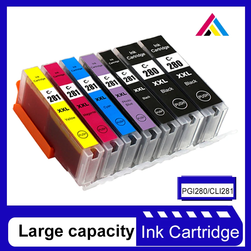 

CSD For Canon 280 280 PGI-280 CLI-281 Ink Cartridge Compatible for Pixma TR8520 TS6220 TS6320 TR7520 TS6120 TS9120