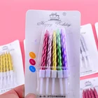 10 шт.набор, декоративные свечи для торта