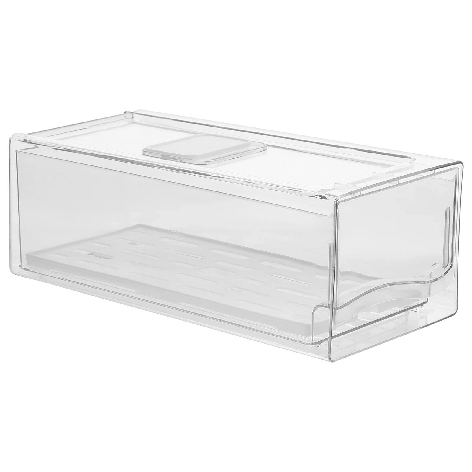 

Drawer Crisper Cheese Container Fridge Organizers Storage Clear Fruit Refrigerator Bins