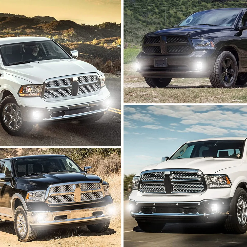 2 шт. светодиодные противотуманные фары в сборе для Dodge Ram 1500 2013-2018 |