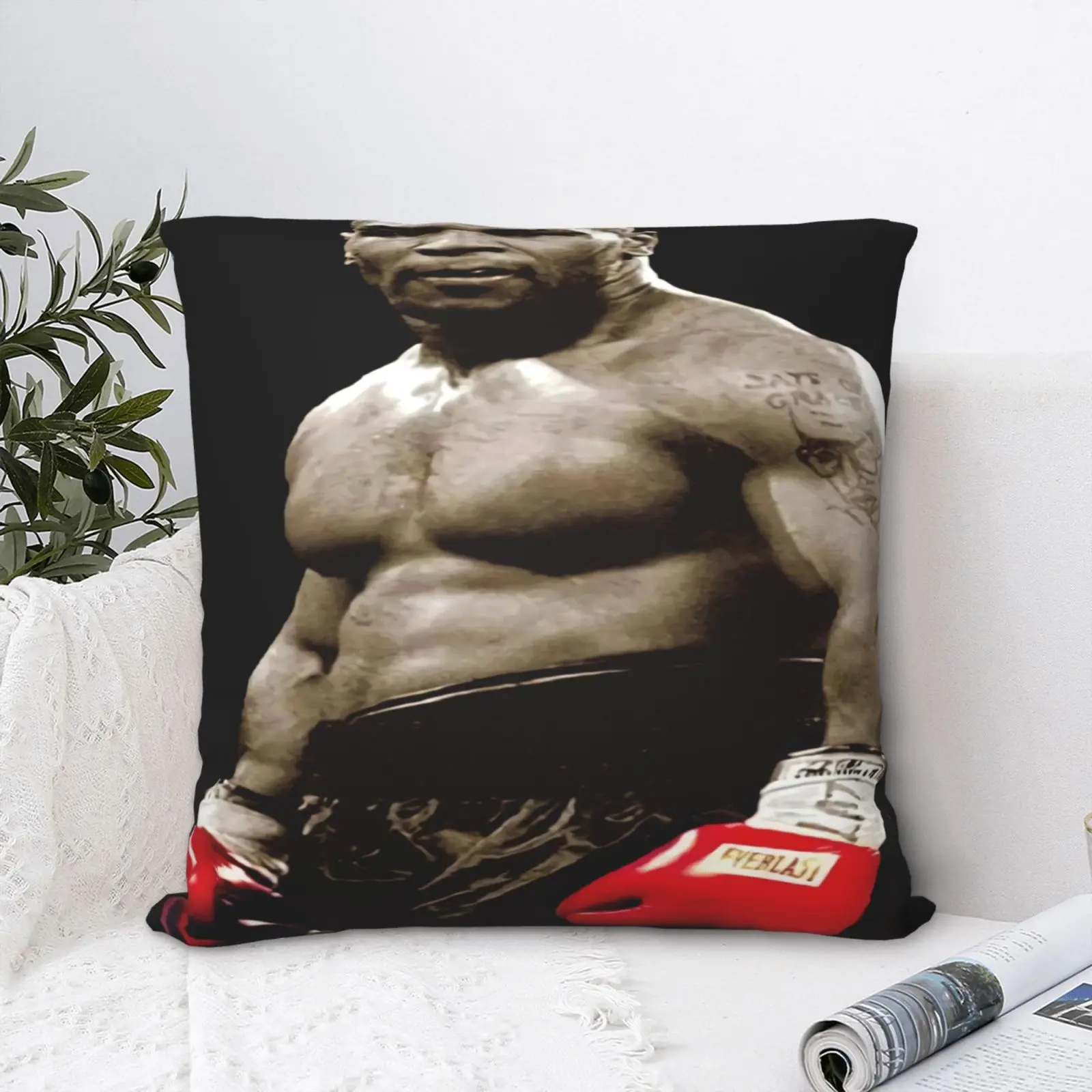 

Mike Tyson Iron Mike Boxen Boxing Pillow Case Modern Kawaii Kids Ornamental Pillows For Living Room Pillow Cover Cushion Cover