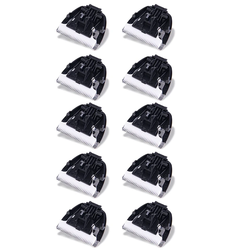 

10X Pet Hair Trimmer Cutter Head Ceramic Blade Compatible For CP3100 3180 7800 7900 8000 Grooming Clipper Replacement