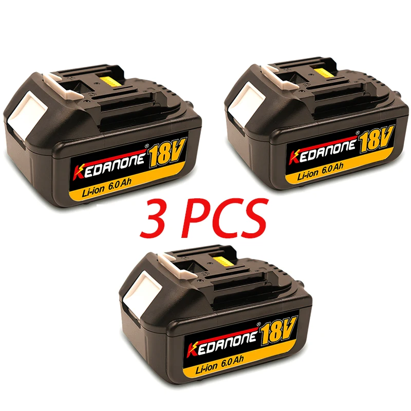 

Newest Version With LCD Charger BL1860B 18V 8Ah Li-ion Cordless Power Tool Rechargeable Battery for Makita BL1830 BL1840 BL1850