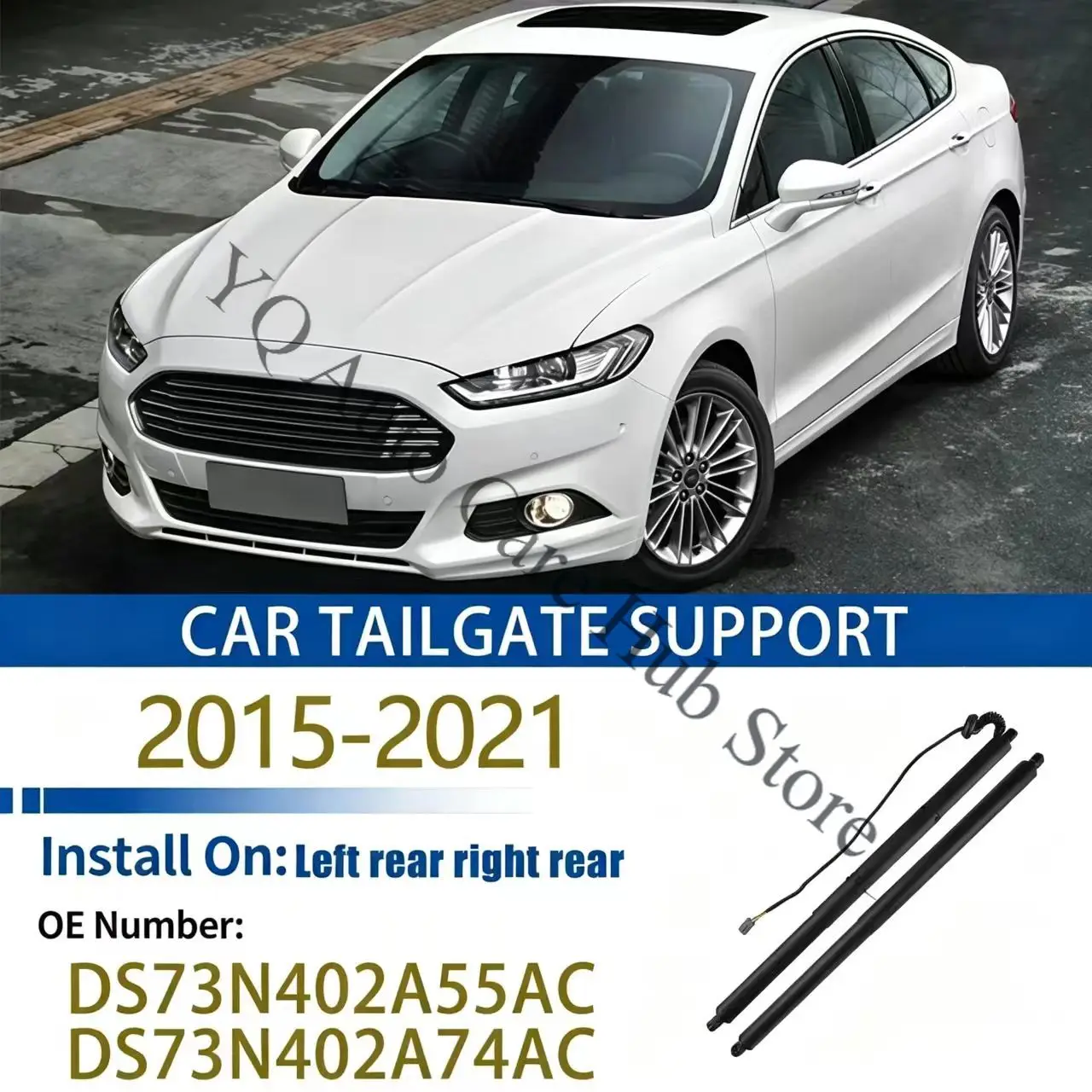 Фото Для Ford Mondeo CD391 2015-2021: Электрические упоры/амортизаторы задней двери (стойки) DS73N402A55AC, DS73N402A74AC4AC №1