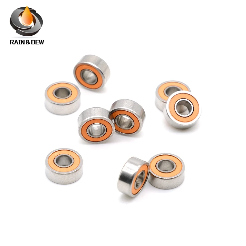10Pcs MR104 4x10x4mm SMR104-2RS CB abec - 7нержавеющая сталь гибридные керамические подшипники