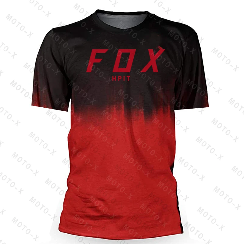 

Summer Downhill Camouflage Breathable HPIT FOX Mountain Bike Cycling Jersey Off-road Mountain Bike for Men MTB Jerseys
